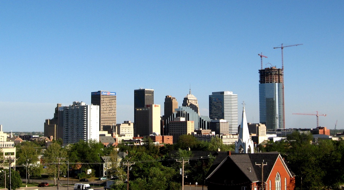 Downtown Oklahoma City Oklahoma skyline